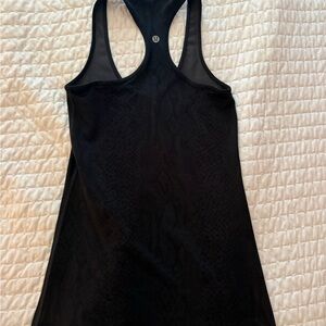 Lululemon Athletica Black Racerback Tank Top